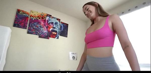  College Teen Caught and Punished by her Step f. - Kenzie Madison